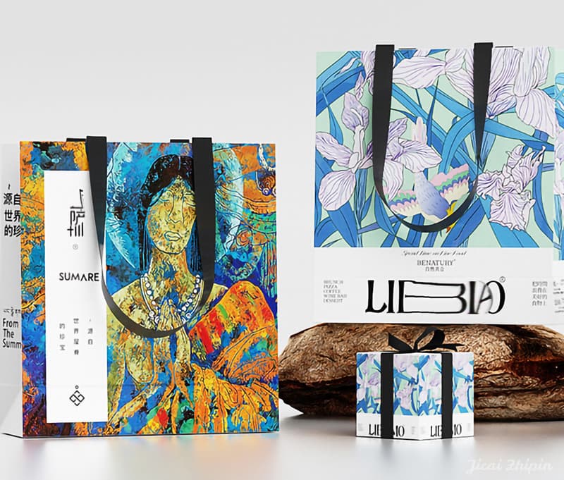 定制高档礼品袋手提袋服装店加厚饰品卡